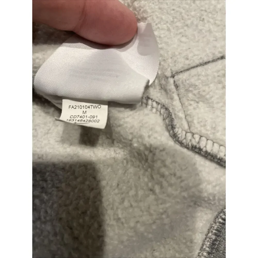 Nike Boys Sportswear Full Zip Gray Hoodie Sweatshirt Size Medium